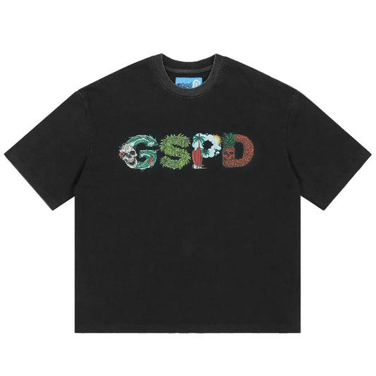 Godspeed Surfs Up T-shirt 'Black'
