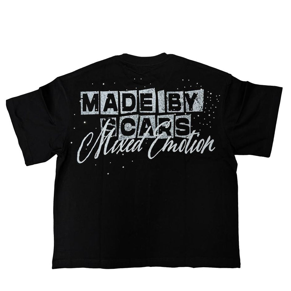 Mixed Emotion Black Scar Tee