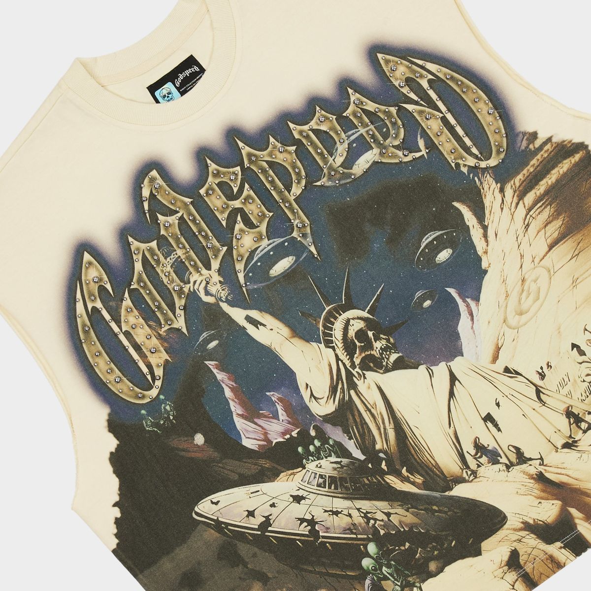 Godspeed The Landing Sleeveless 'Bone'