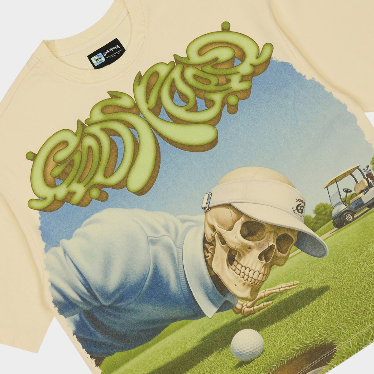 Godspeed Green Reaper T-Shirt 'Bone'