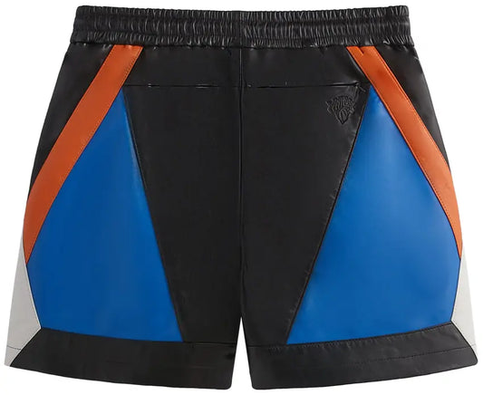 Kith For The New York Knicks Leather Turbo Shorts 'Black'