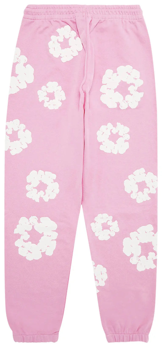 Denim Tears The Cotton Wreath Sweatpants 'Powder Pink'