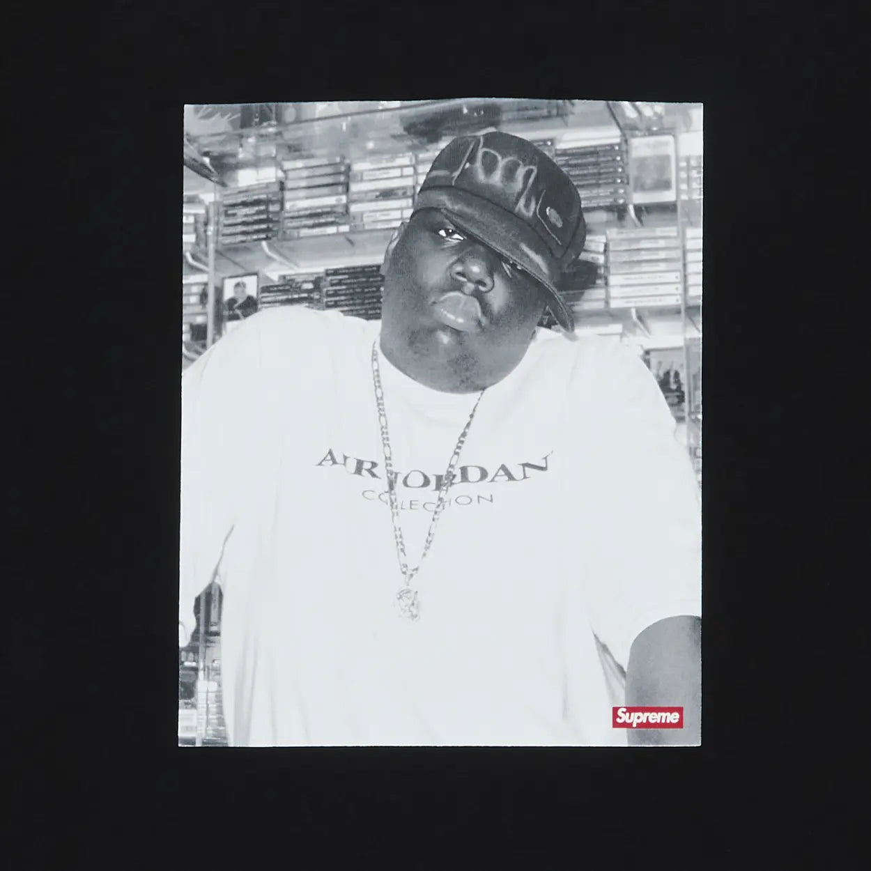 Supreme x Jordan Biggie Short-Sleeve Top 'Black'