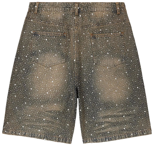 Vale Forever "Rainstorm" Mid Wash Blue Jorts