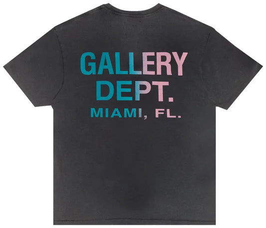 Gallery Dept. Miami Boardwalk Tee 'Black'