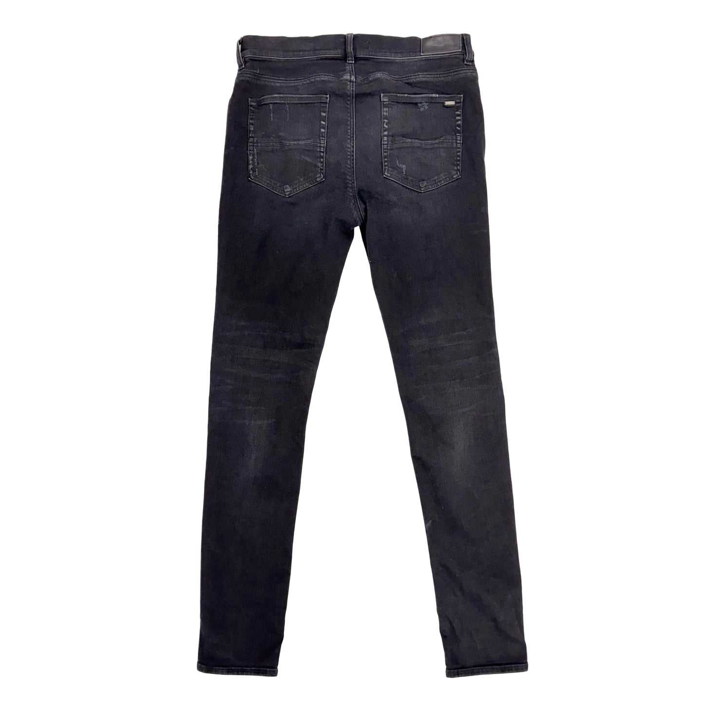 Amiri MX1 camo-patch Jeans ‘Black’ (Pre-Owned)