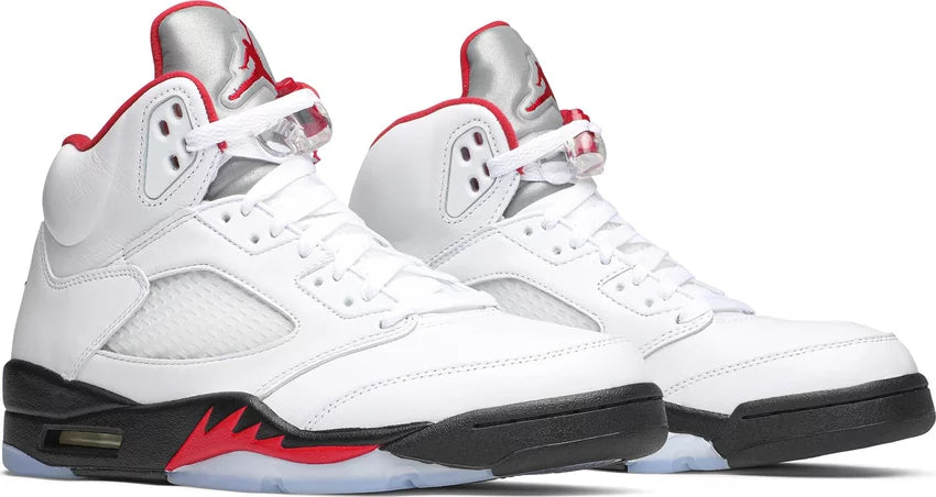 Jordan 5 Retro Fire Red Silver Tongue (2020)