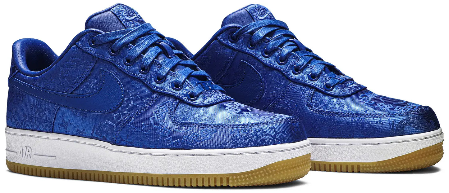 CLOT x Nike Air Force 1 PRM Royal Silk