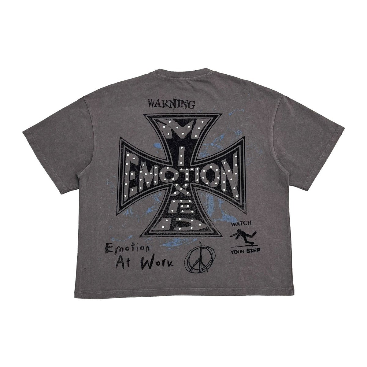 Mixed Emotion Grey Friends Tee