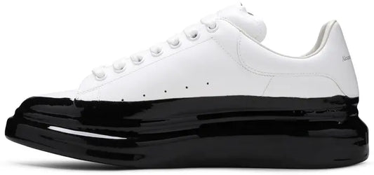 Alexander McQueen Oversized Sneaker Paint Dipped - White Black