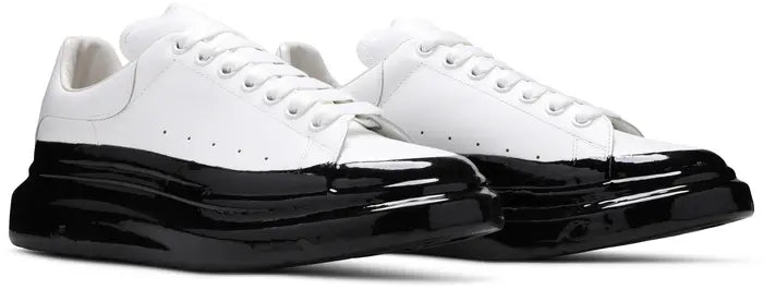 Alexander McQueen Oversized Sneaker Paint Dipped - White Black