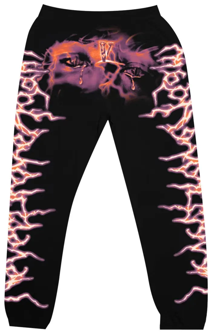 Vlone x NBA Youngboy Eyes Joggers 'Black'
