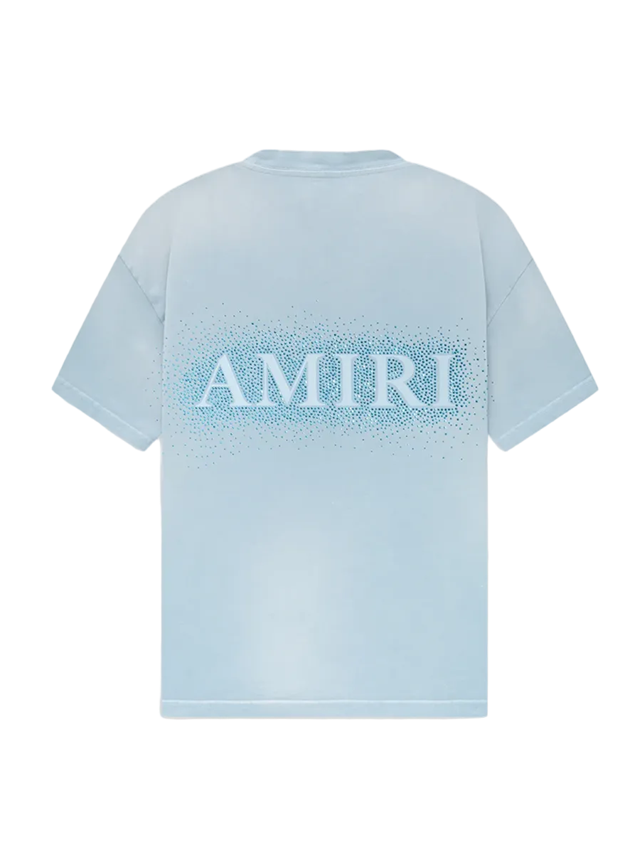 Amiri Crystal Brust Tee Ashley 'Blue'