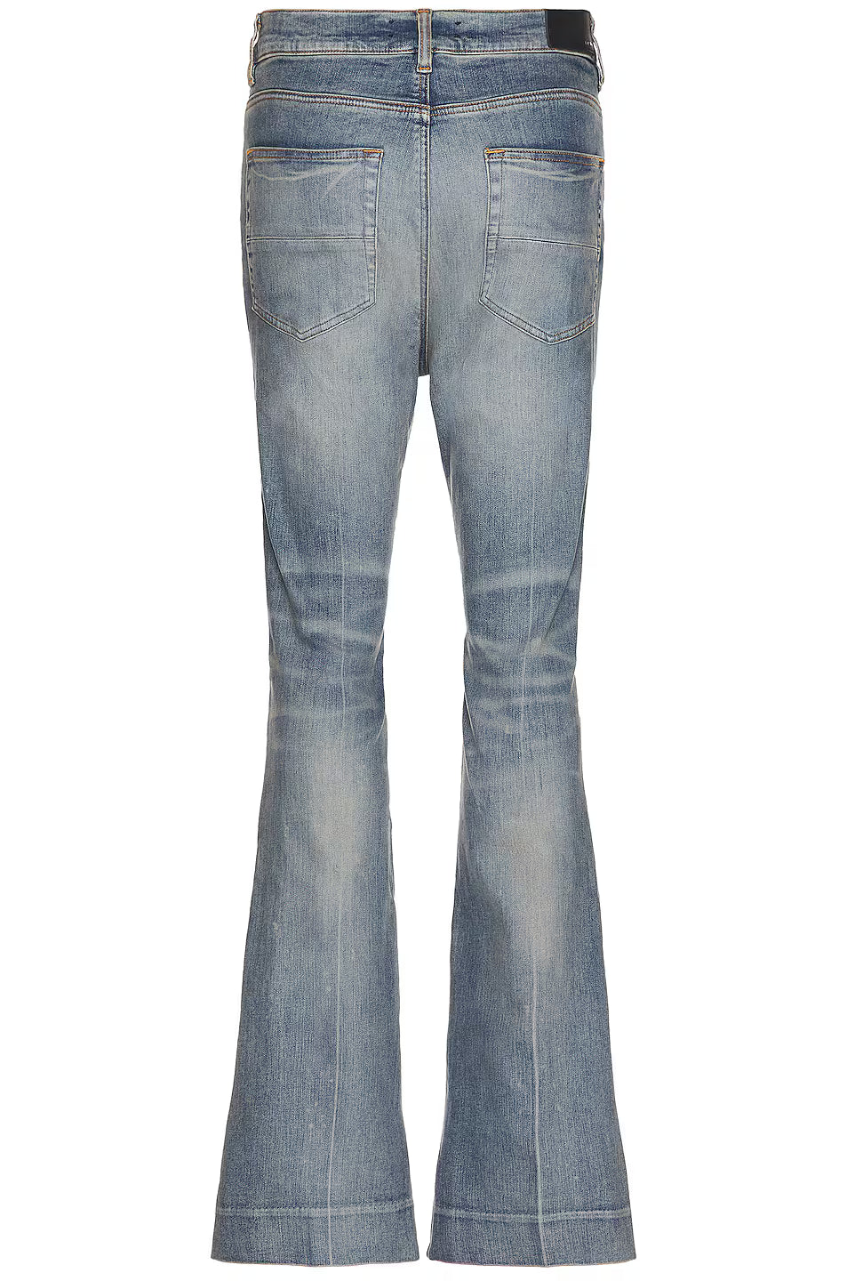 Amiri Stack Kick Flare Leg Clay Indigo Jeans