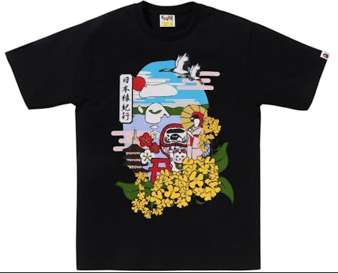 BAPE Japan Culture Spring Ape Head Tee Black