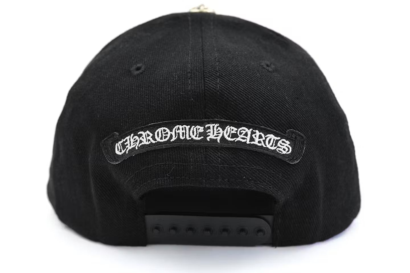 Chrome Hearts Horseshoe Denim Baseball Hat 'Black'