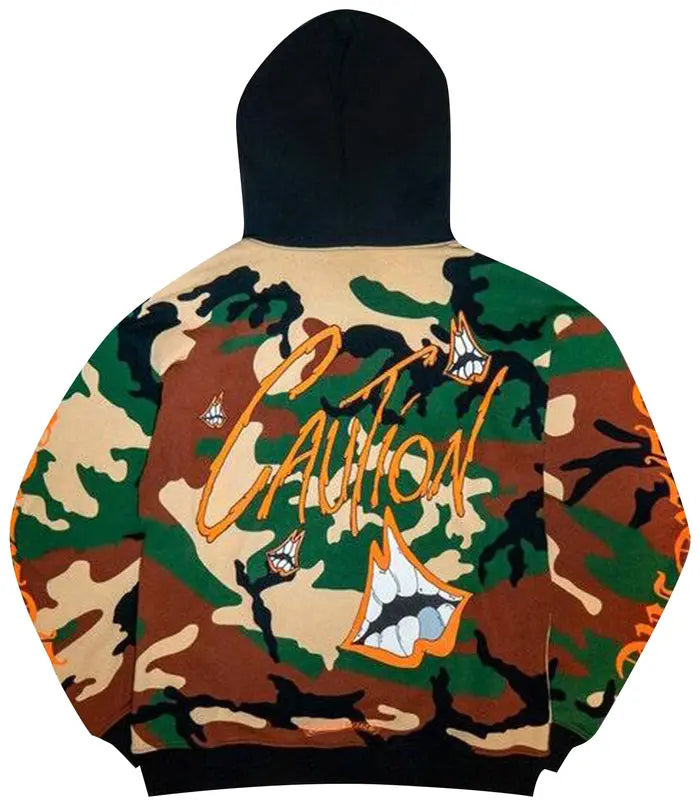 Chrome Hearts Matty Boy Caution Hoodie 'Camo'