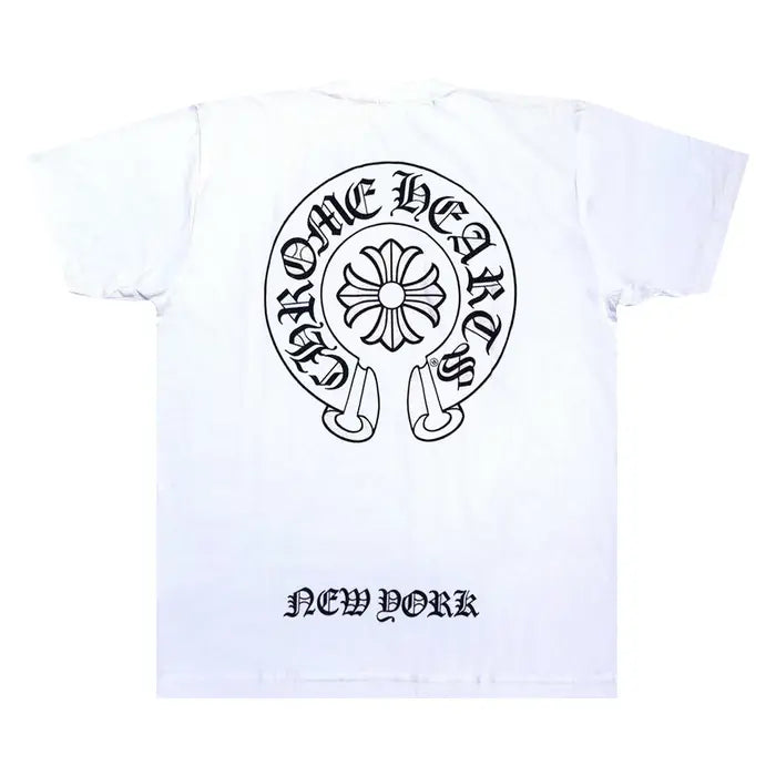 Chrome Hearts New York Horseshoe Pocket Tee 'White'