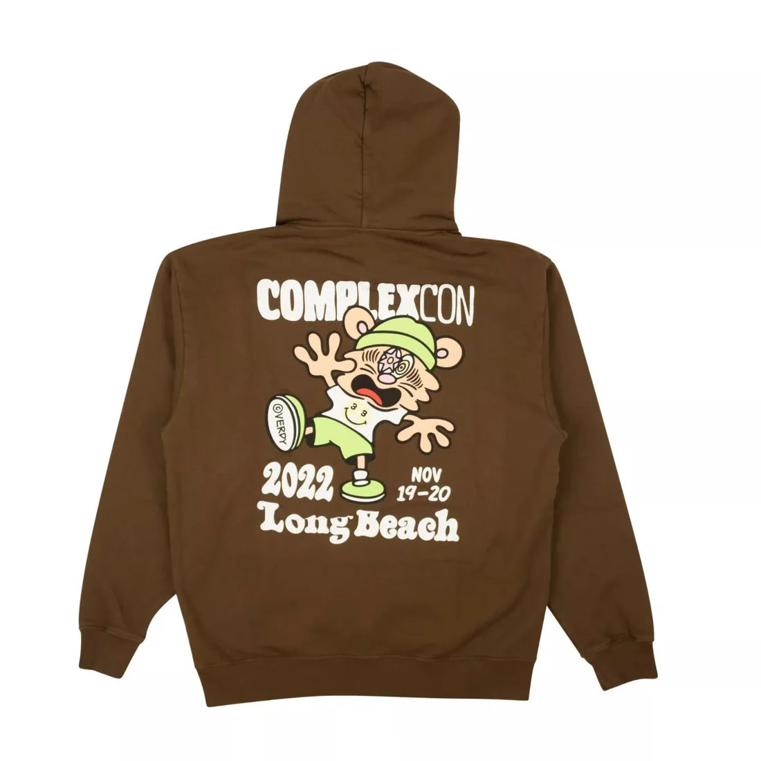ComplexCon x Verdy Chest Logo Graphic Hoodie "Brown"