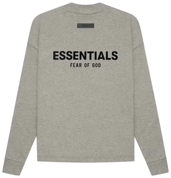 Fear of God Essentials Long-Sleeve Tee 'Dark Oatmeal'