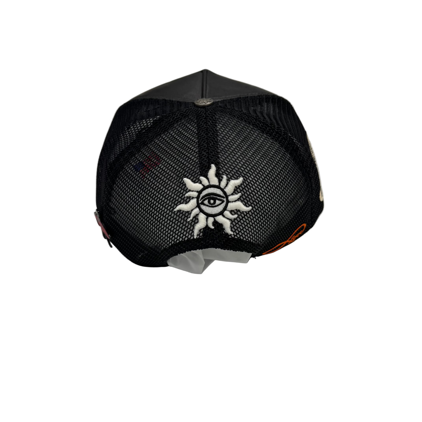 Godspeed GS Forever Premium Leather Trucker Hat Black (Pre-Owned)