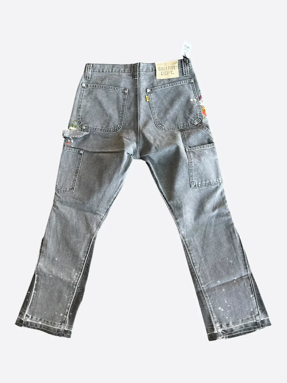 Gallery Dept 'Carpenter Paint Splatter' Charcoal Jeans
