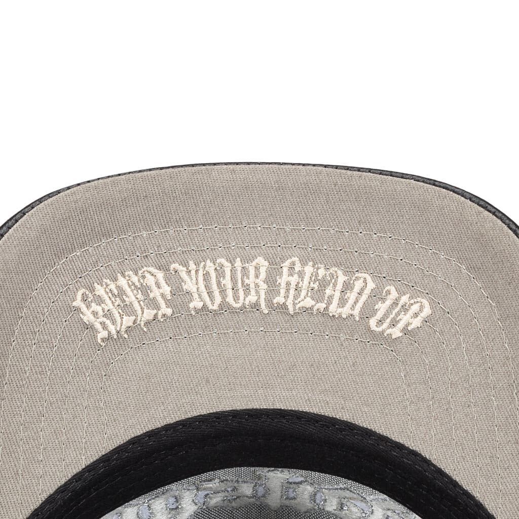Godspeed Forever Premium Leather Trucker Hat (Black) - lifestyle view