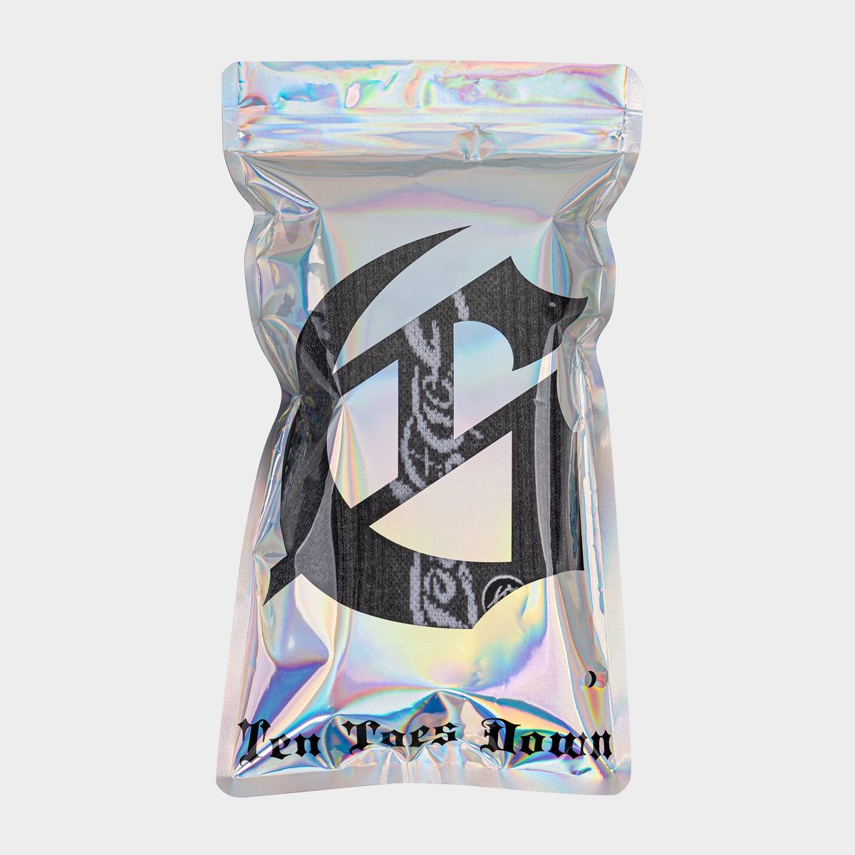 Godspeed New Age Logo Sock (Charcoal) - detail view