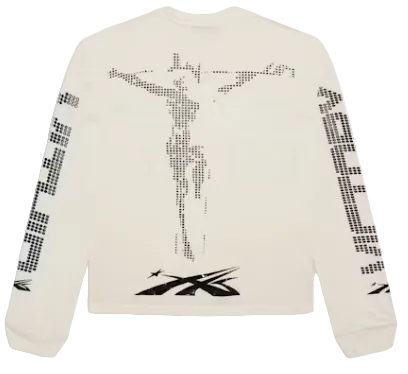 Hellstar Scoreboard L/S T-shirt 'White'