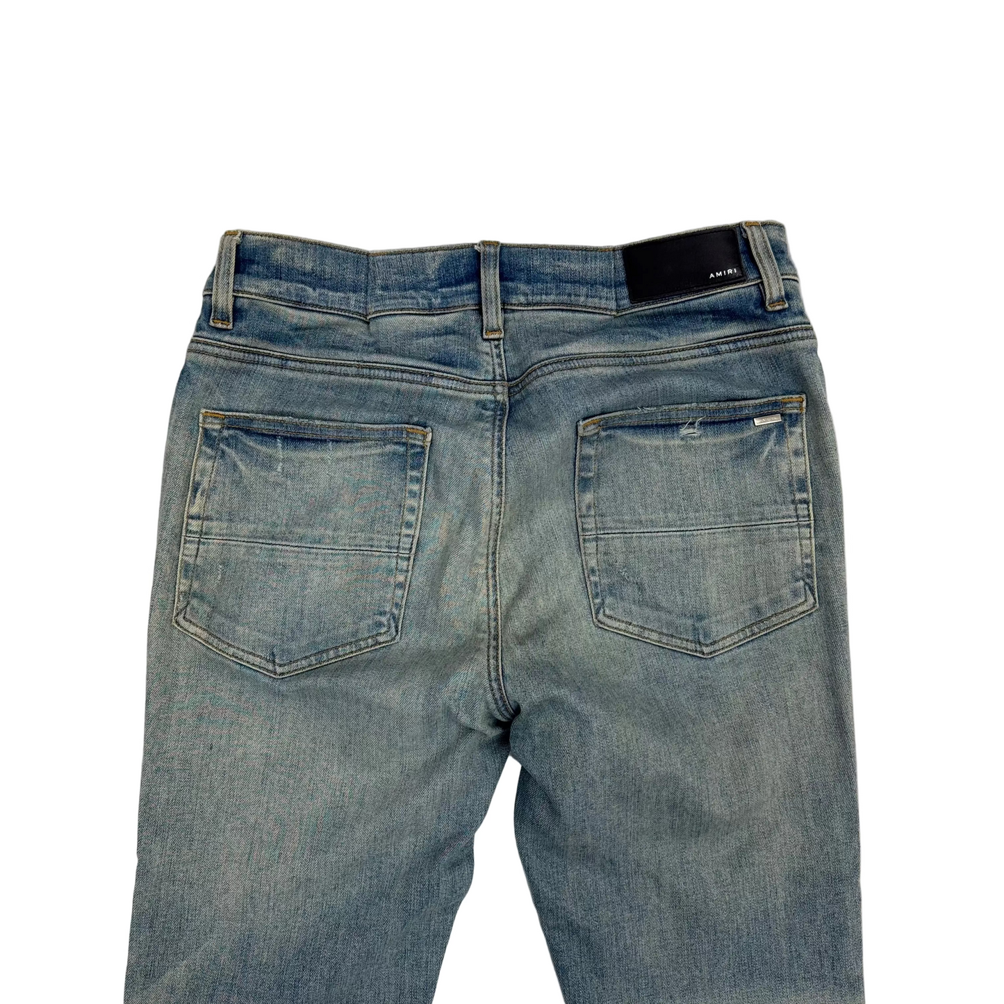 Amiri Blue MX1 Playboy Jeans (Pre-Owned)