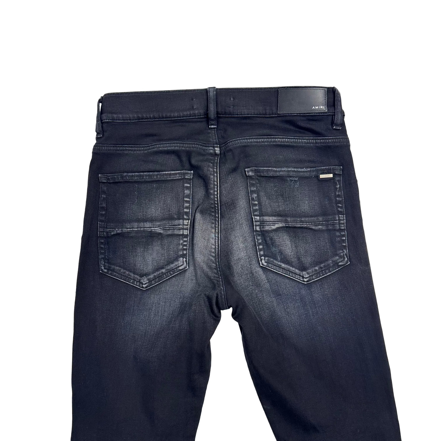 Amiri MX1 'Black' Purple Patch Jeans (Pre-Owned)