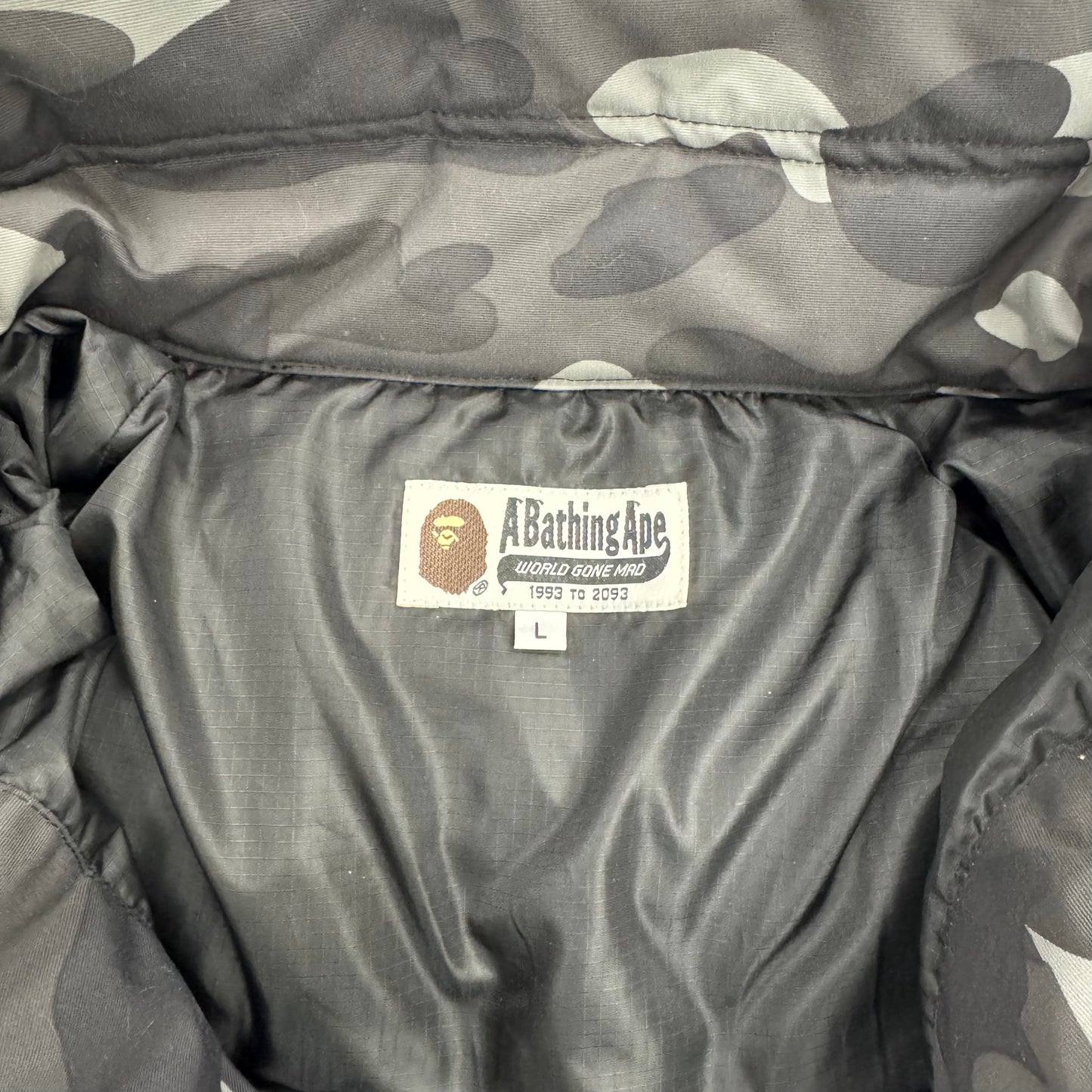 Bape Camo Down Jacket Black (Pre-Owned)