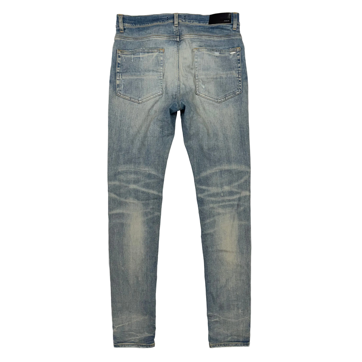 AMIRI Mx1 Light Blue Jeans Pink Patch (Pre-Owned)