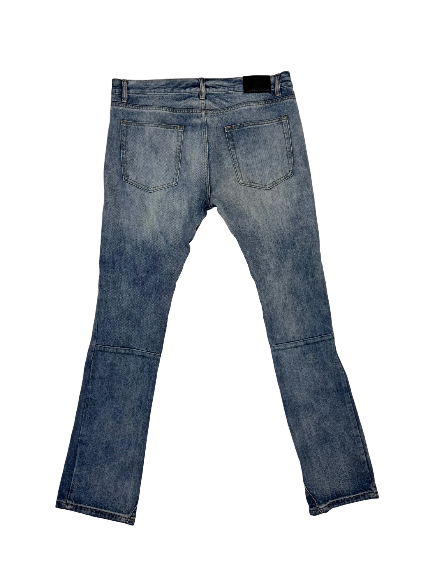 LostShdws Sun Logo Denim Pants 'Light Wash/Black' (Pre-Owned)