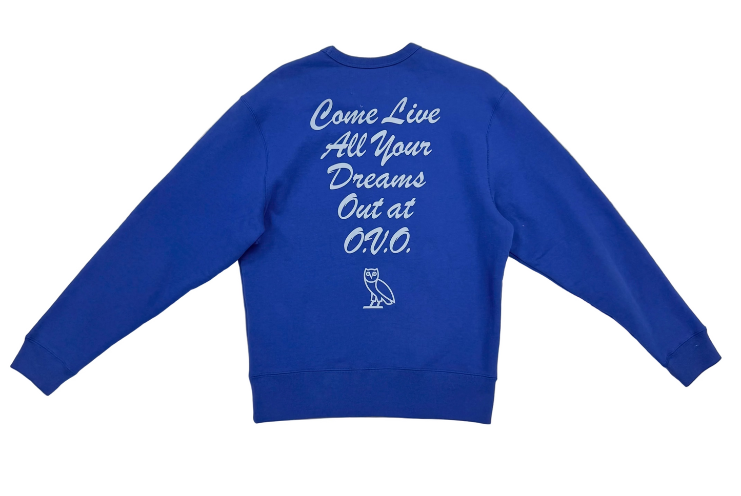 OVO x Disney Dream Team Sweater 'Royal Blue' (Pre-Owned)