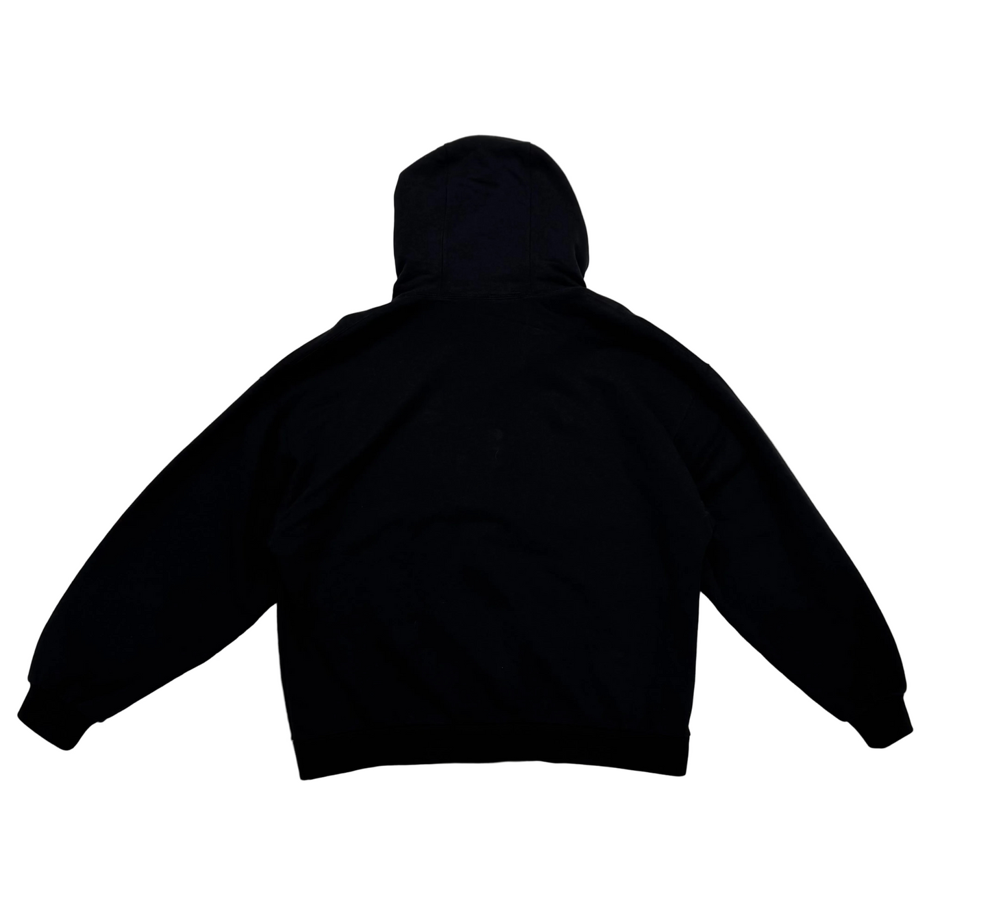 Gucci Logo-Print Relaxed-Fit Hoodie 'Black' (Pre-Owned)