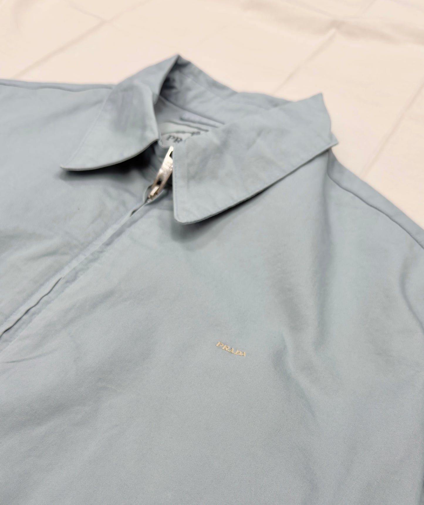 Prada Old Gabardine Blouson Jacket (Pre-Owned)