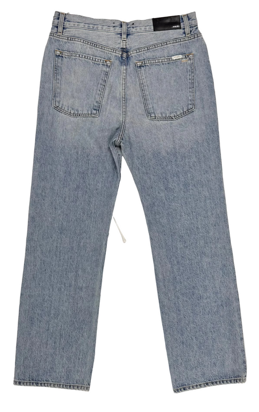 Amiri Stack Carpenter Wide-Leg Distressed Jeans