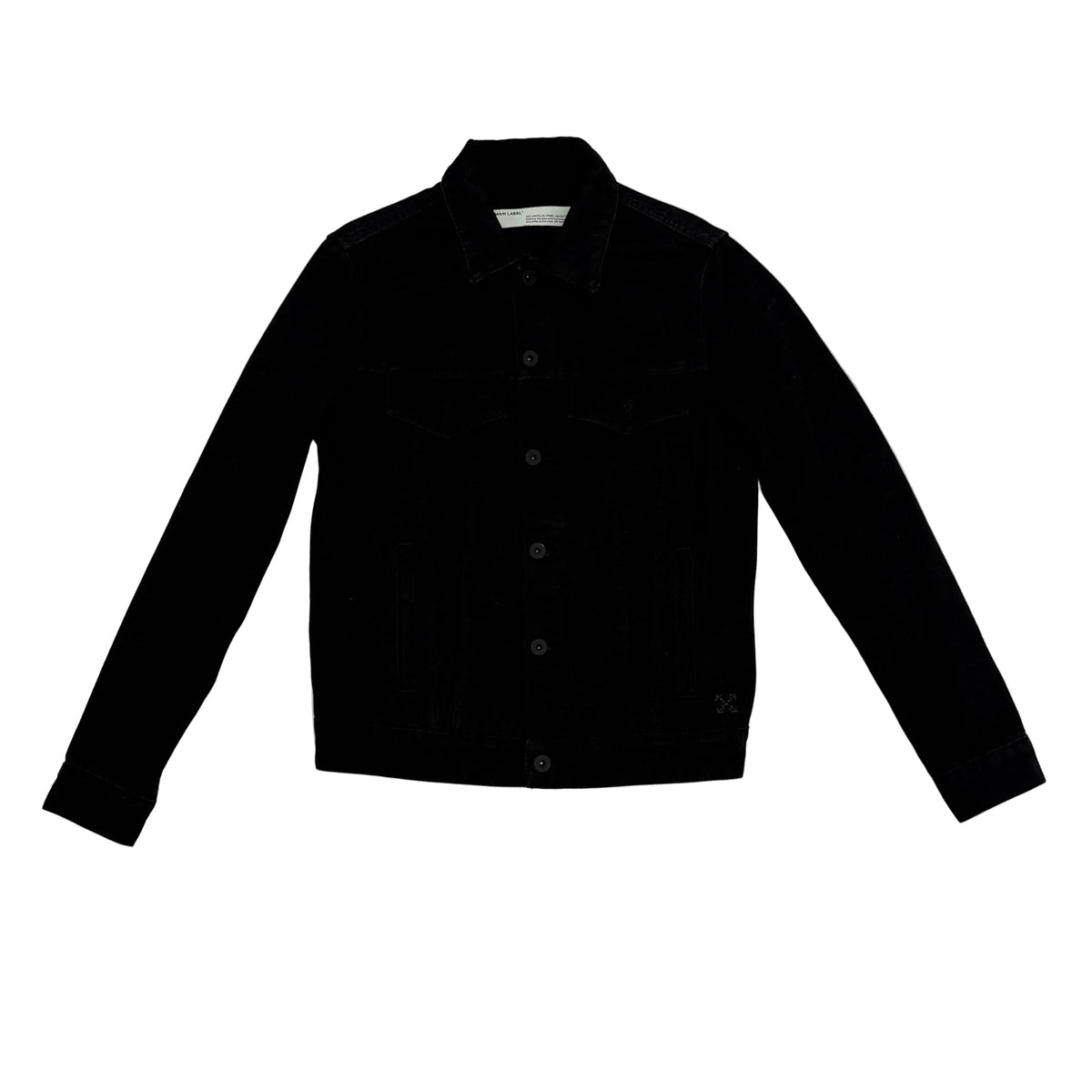Off-White Black Denim Jacket (Pre-Owned)