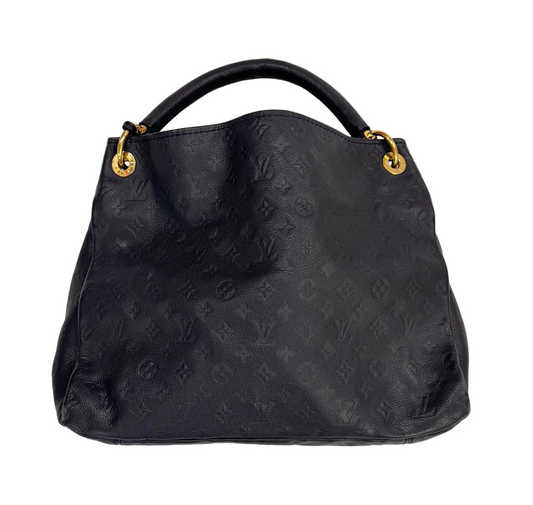 Louis Vuitton Black Empreinte Artsy Hobo MM (Pre-Owned)