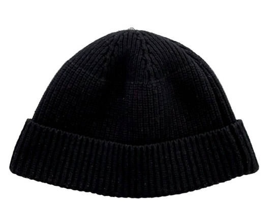 Chrome Hearts Cross 3 Cemetery Cross Patch Beanie Cap Black (Pre-Owned)