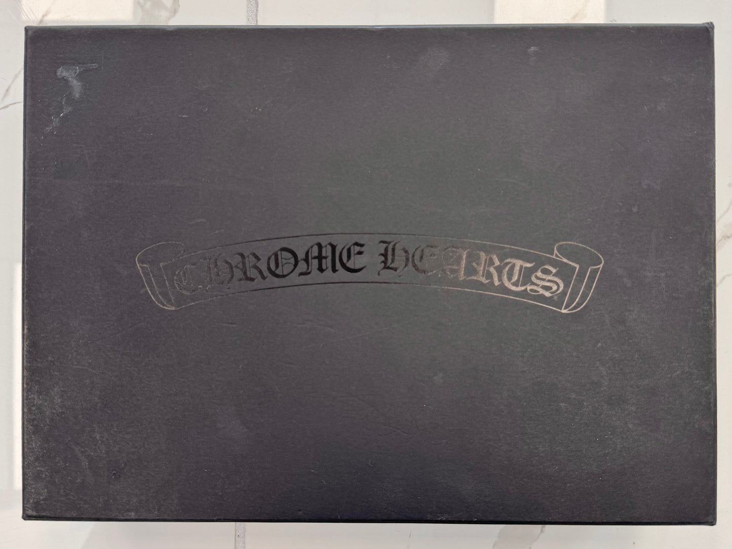Chrome Hearts Cross 3 Cemetery Cross Patch Beanie Cap Black (Pre-Owned)