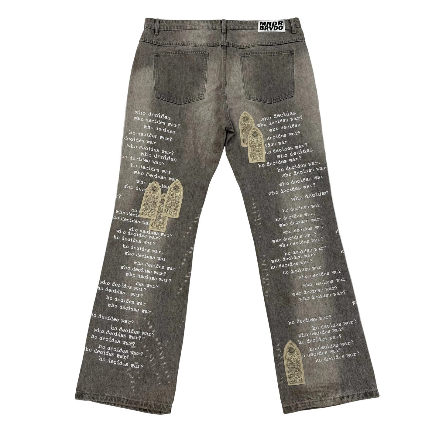 Who Decides War “Gray Scripture Denim” (Pre-Owned)