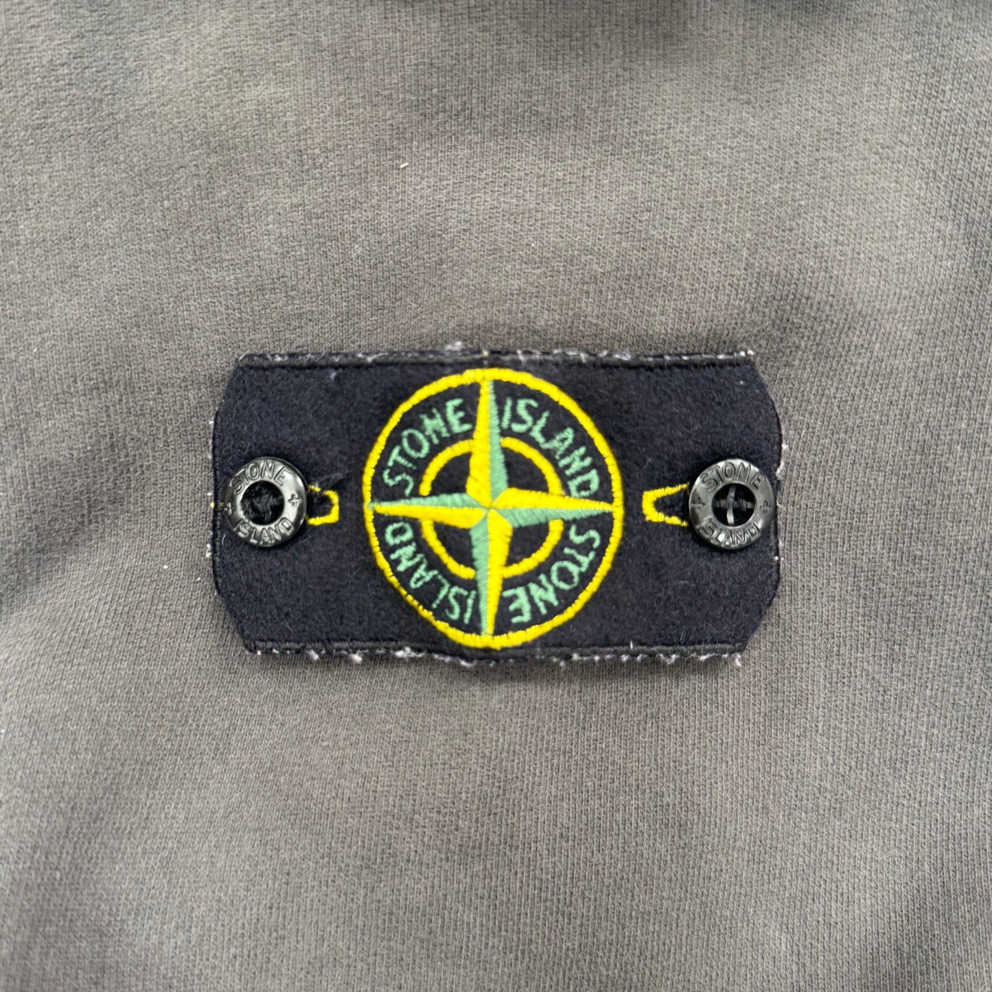 Stone Island Stone Island Logo Patch Half-Zipped Sweatshirt (Pre-Owned)