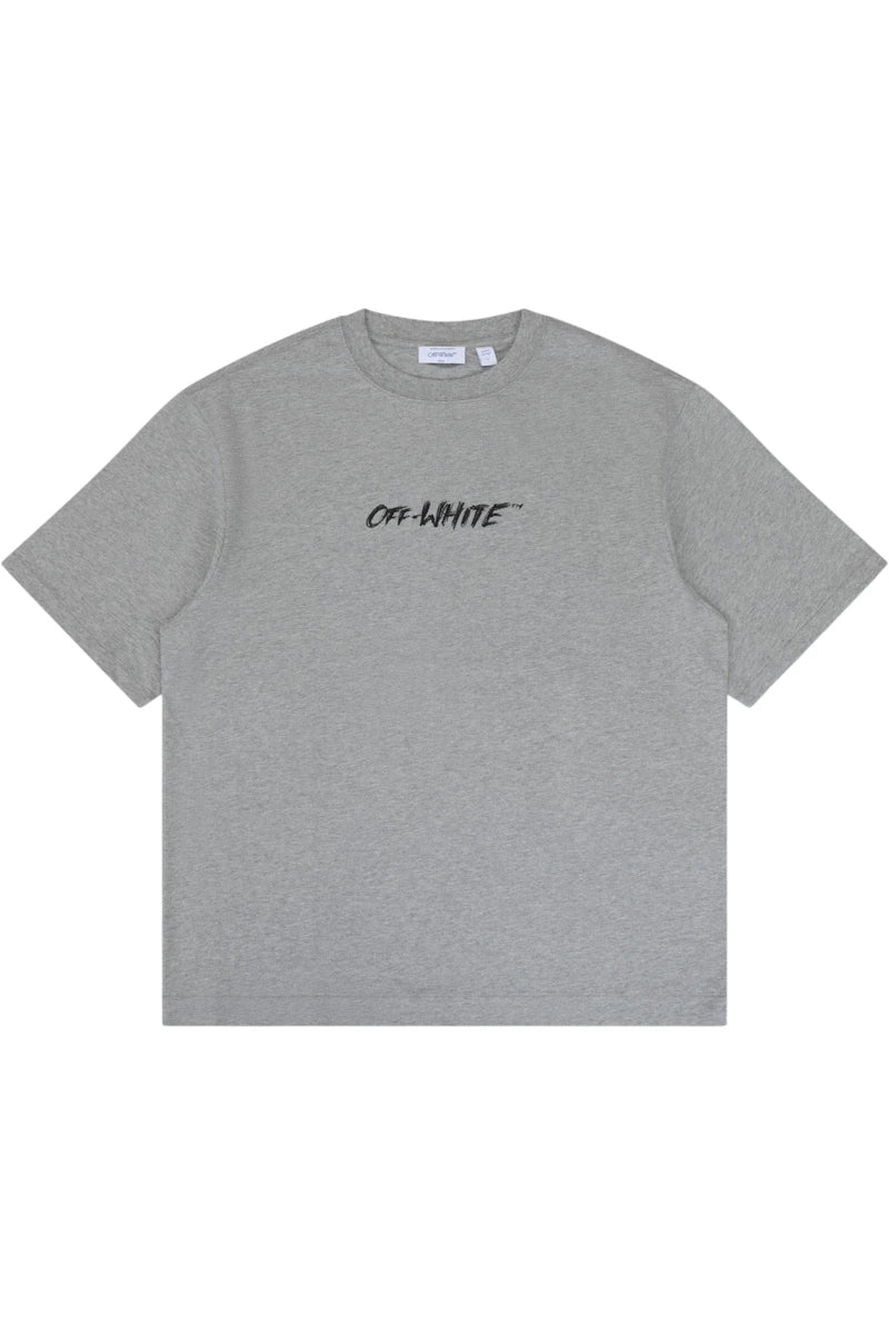 Off-White Chalk Arrow Skate Fit Tee ‘Heather Grey’