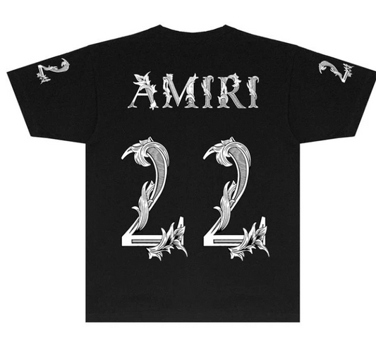 Oversized Amiri 22 Tee 'Black'