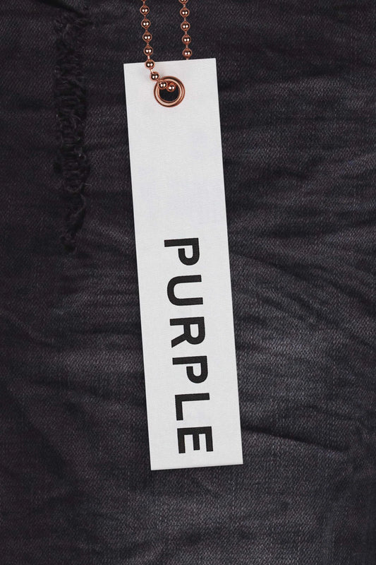Purple P002 Black Wash Blowout Jeans