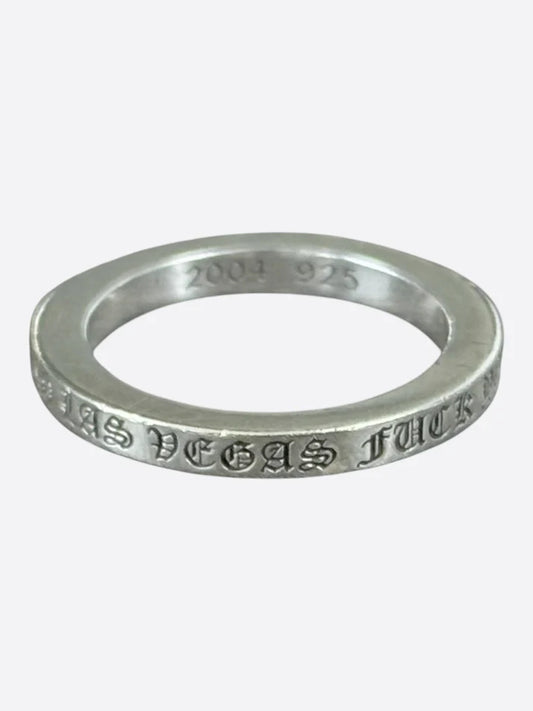 Chrome Hearts Silver Las Vegas Spacer Ring