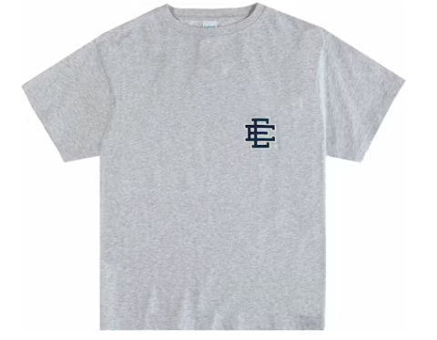 Eric Emanuel EE Basic/Core T-Shirt Grey/Navy