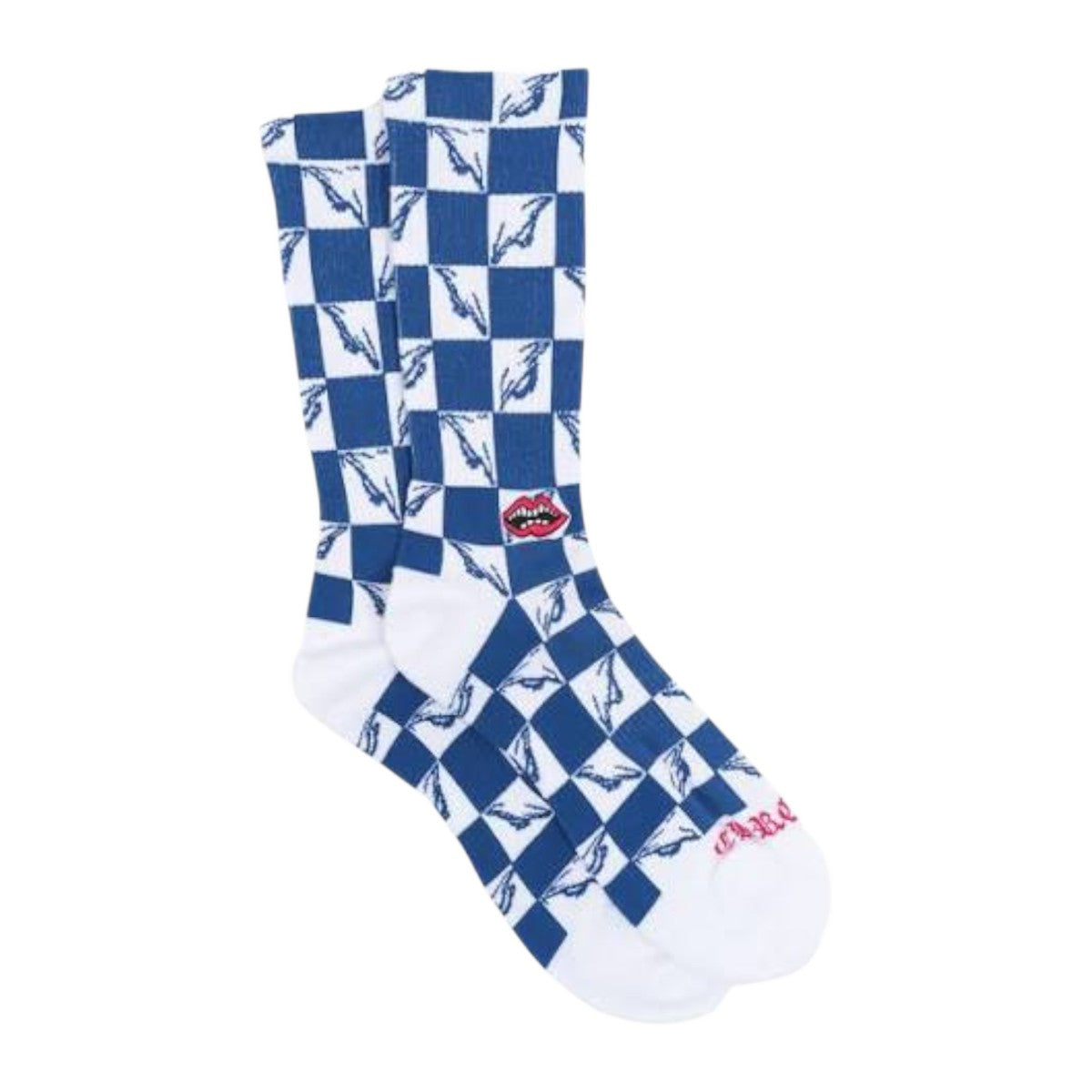 Chrome Hearts Matty Boy 99 Eyes Socks Blue